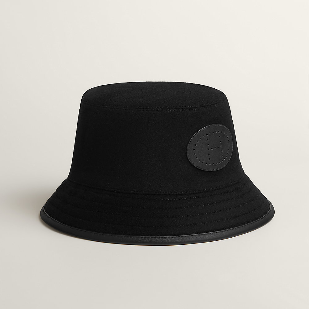 Harper Evelyne bucket hat - Black | Hermès Mainland China